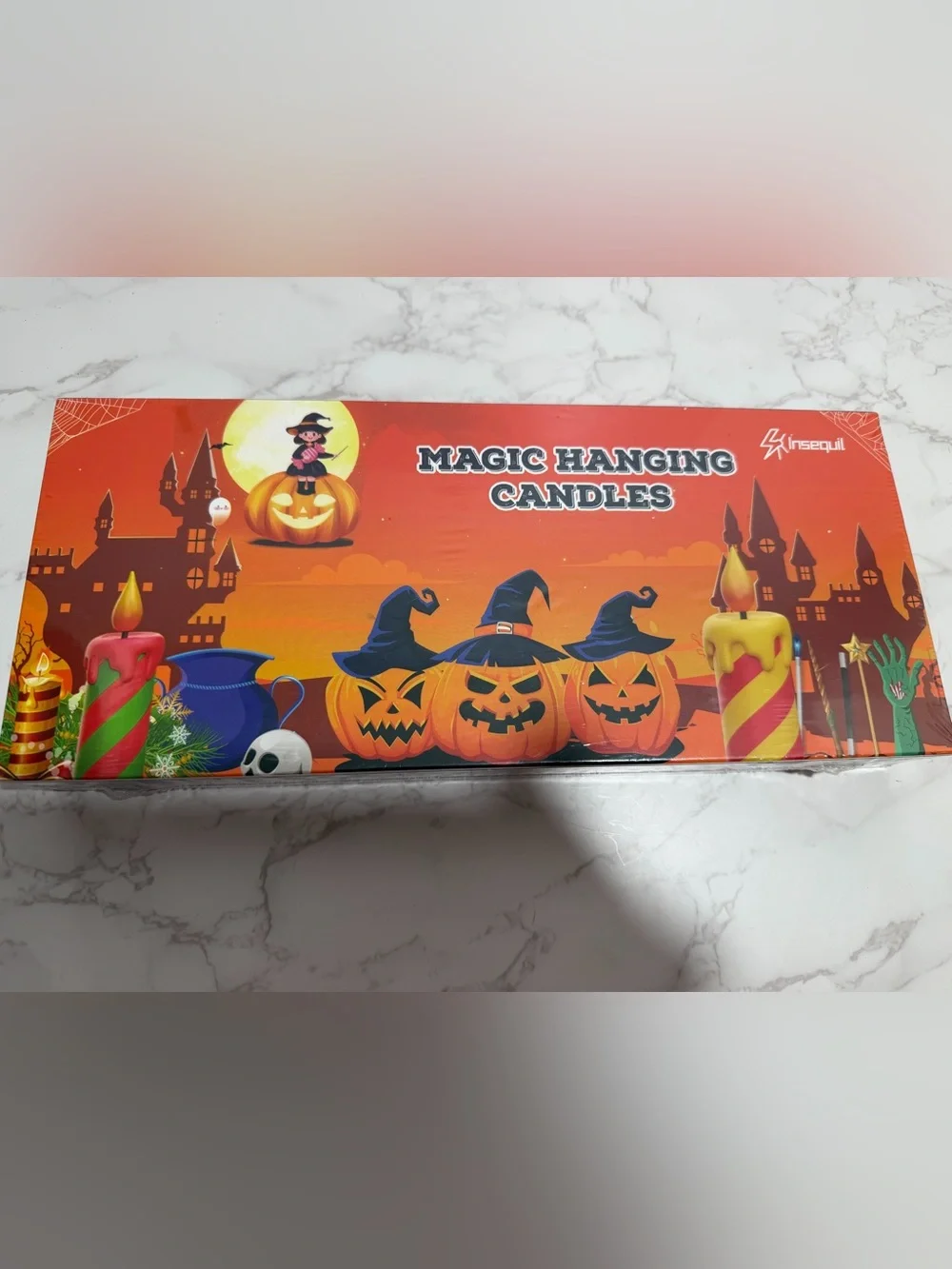 Halloween Magic Hanging Candles w/magic wand remote -- New in Box